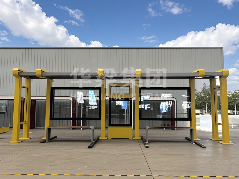 [25.4.8]安徽省某市定制款公交候車亭項(xiàng)目裝車發(fā)貨