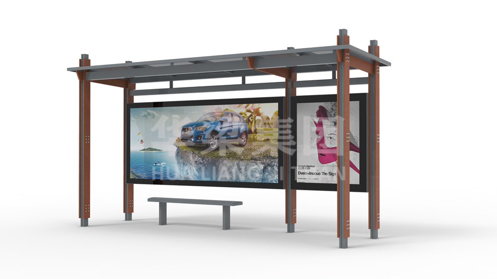 中式古典候車亭AH-3117(圖2)